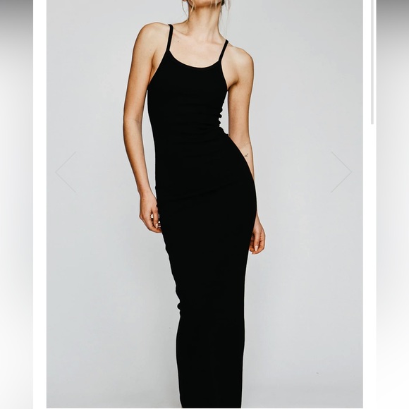Eterne TANK DRESS MAXI BLACK. Perfect condition and fast shipping - Picture 2 of 9
